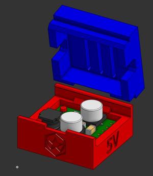 Snap Case for Pololu 5V, 5A Step-Down Voltage Regulator