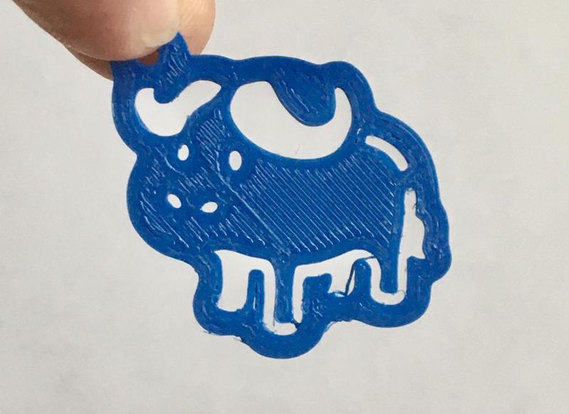 Bull keychain