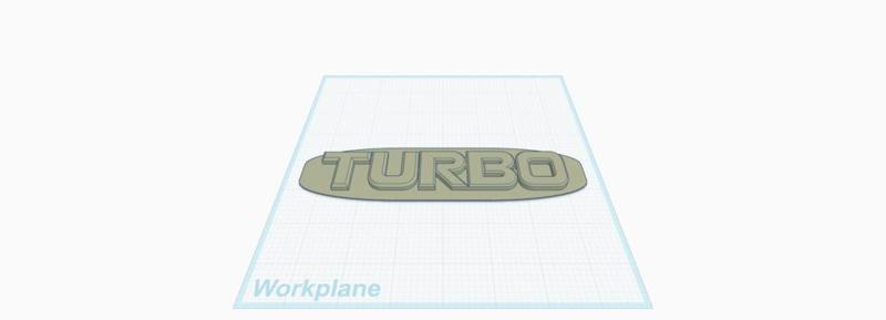 Turbo Car Emblem