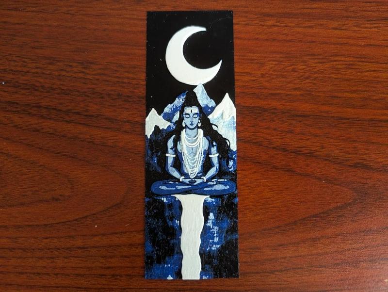 Shiva Meditating Bookmark