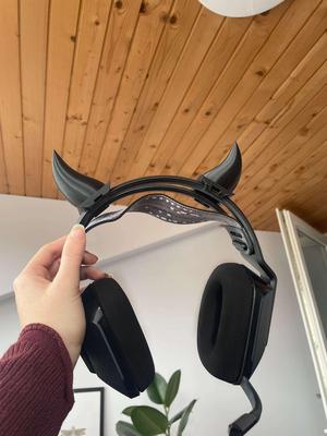 Devil Horns for G733 Headphones  Logitech (LightSpeed) Bundle