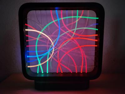 Fiber Optic LED Lamp - 10 x 11 LEDs