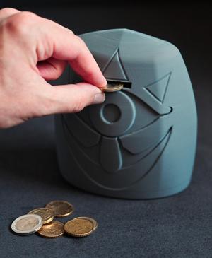 Gossip Stone Piggy Bank
