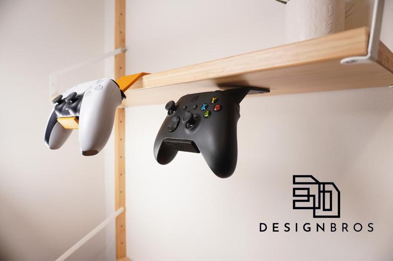 Under Desk or Desk Top Controller Hanger