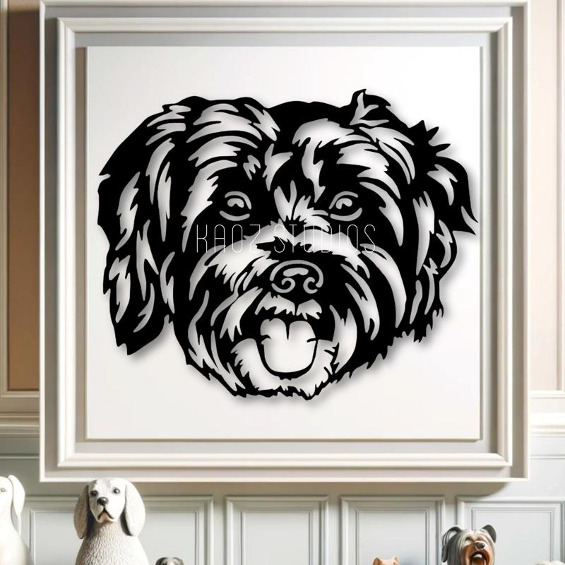 schnoodle dog wall art schnoodle puppy wall decor doggy decoration