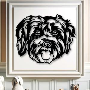 schnoodle dog wall art schnoodle puppy wall decor doggy decoration