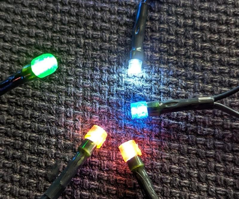 Dollar Store Battery LED Colour Caps
