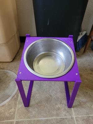 Raised Dog Bowl Stand