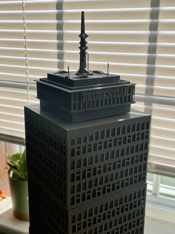 Prudential Center Skyscraper Model - Boston Skyline