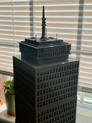 Prudential Center Skyscraper Model - Boston Skyline