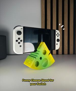 Nintendo Switch Stand - Inspired by a piece of cheese