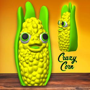 crazy corn figurine funny fall decor