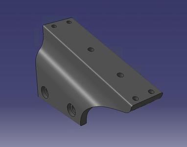 MOZA Handbrake mount for Oplite GTR S8 Simrig