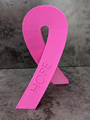 Standing Cancer Ribbon