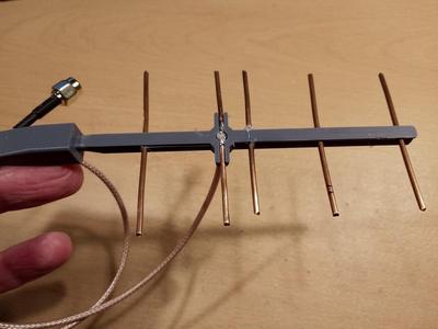 Yagi antenna for 2.4GHz WiFi band