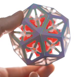 Rhombic Triacontahedron Spore // Folding Polypanel Pack No.1