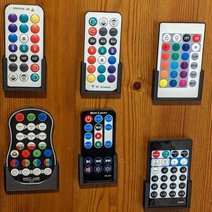 RGB LED IR remote holders