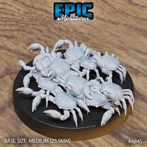 Crab Swarm Big / Underwater Claw Hugger / Sea Creature / Underwater Animal / Ancient Beast / Water Predator / Evil Swimmer / Lobster Monster / Ocean Encounter