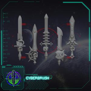 Crimson Angels Swords