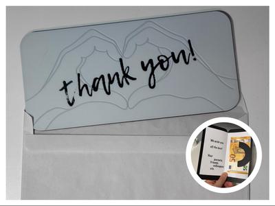 greeting card thank you! 