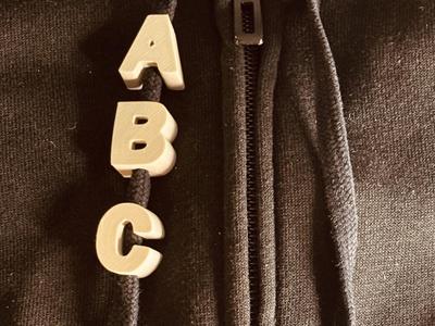 Alphabet Drawstring Charms 