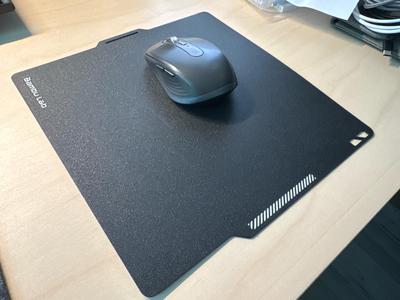BambuLab X1C Build Plate Mousepad with TPU bottom