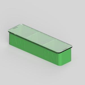 pill box 3 divisions with holder