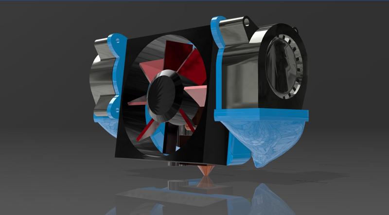 Anycubic Kobra Go Neo Part Cooler Fan Ducts V.1