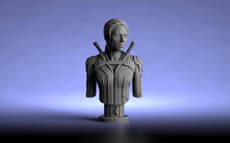 Black Widow Bust (Pre-Supported)