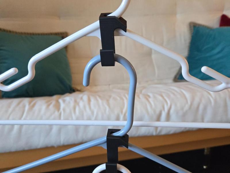 Clothes Hanger Connector for PLASTIC hangers!