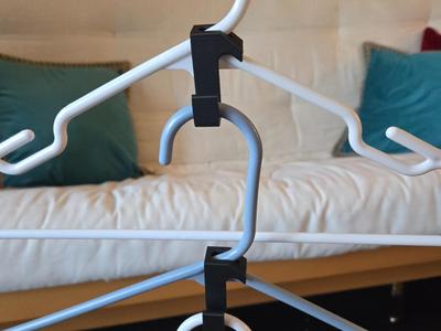 Clothes Hanger Connector for PLASTIC hangers!