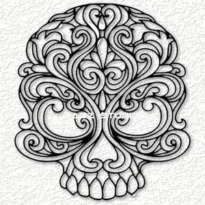 celtic skull wall art