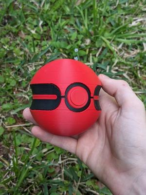Pokémon Cherish Ball - Fully Functional with Button and Hinge