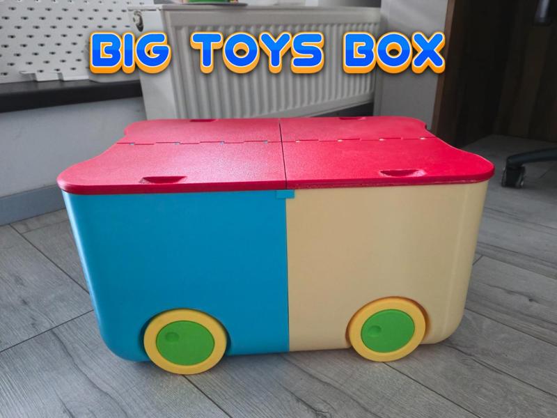 Mega toys box with lid
