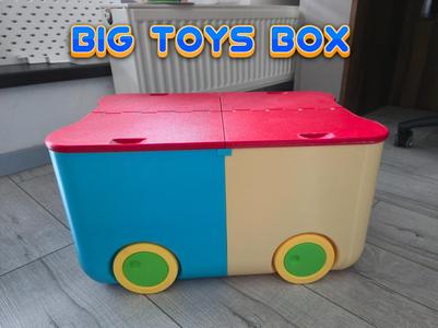 Mega toys box with lid