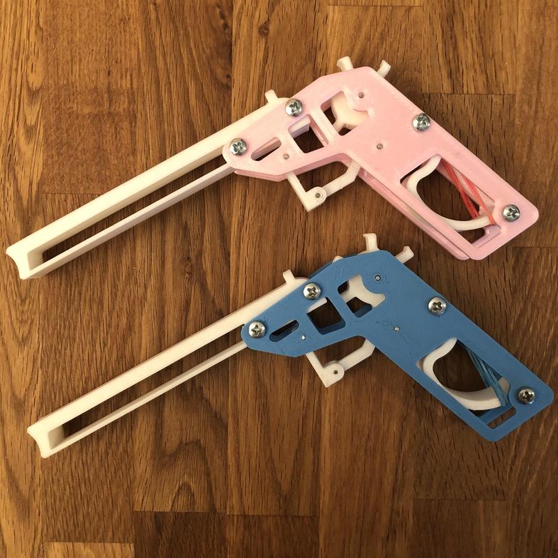 Rubber band gun (6 shots)