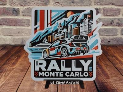 Plaque Rally Monte Carlo Hueforge