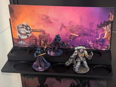 Miniature Photo Display, Custom Backdrop, 32mm 