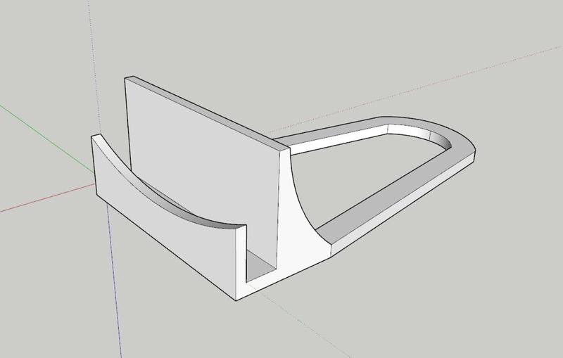 Vinyl Stand with stronger, curved ledge