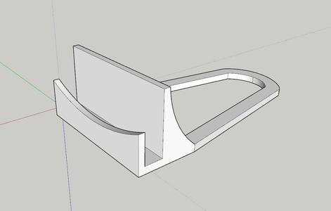 Vinyl Stand with stronger, curved ledge