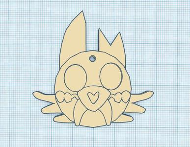 The Owl House King Keychain