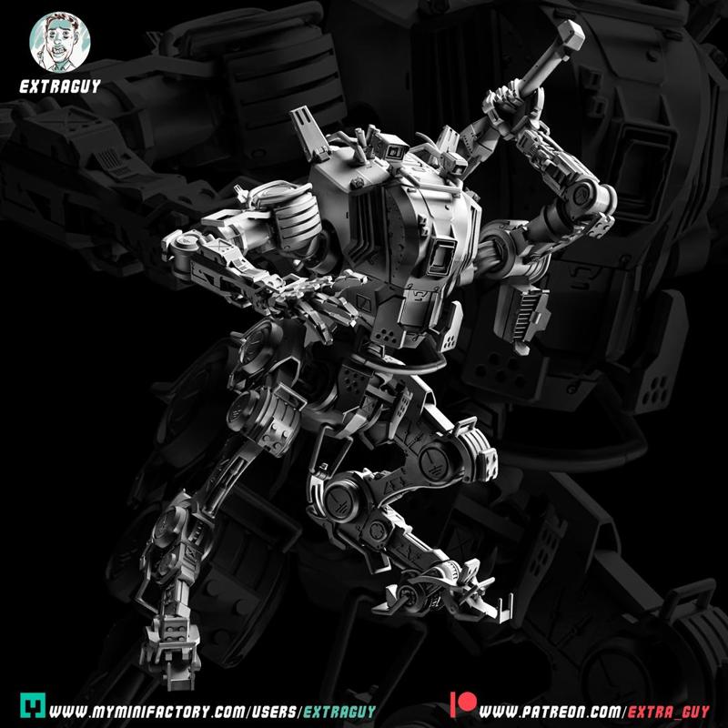 Blade Wielding Mech 100mm