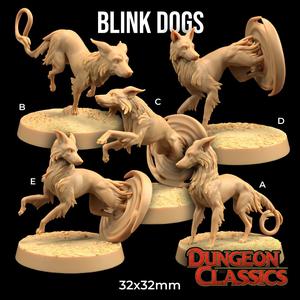 Blink Dogs | PRESUPPORTED | Dungeon Classics