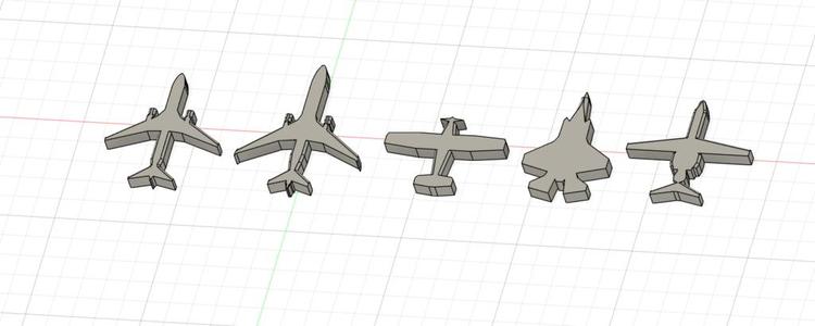 Airplane Magnets