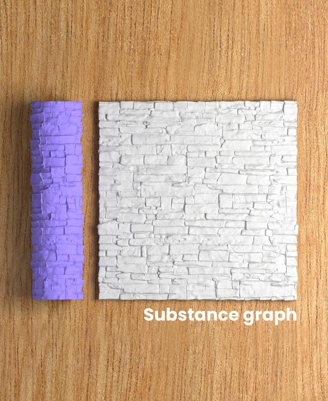 Collection Red | Substance Graph | Polymer Clay Seamless Texture Roller