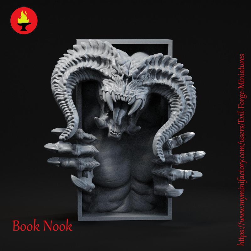Book Nook Demon Grey