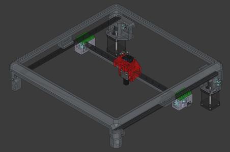 Creality K1 Max XY linear rails mod