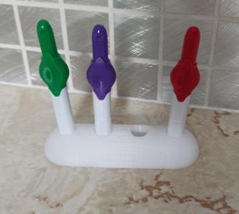 Interdental brush holder