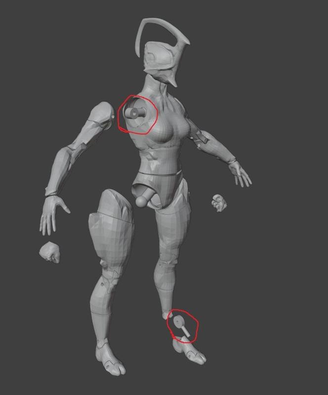 Warframe Nyx 2.0 (with right and left parts)