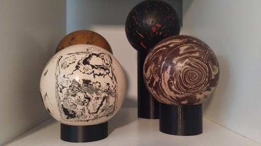 Duckpin Bowling Ball Stands